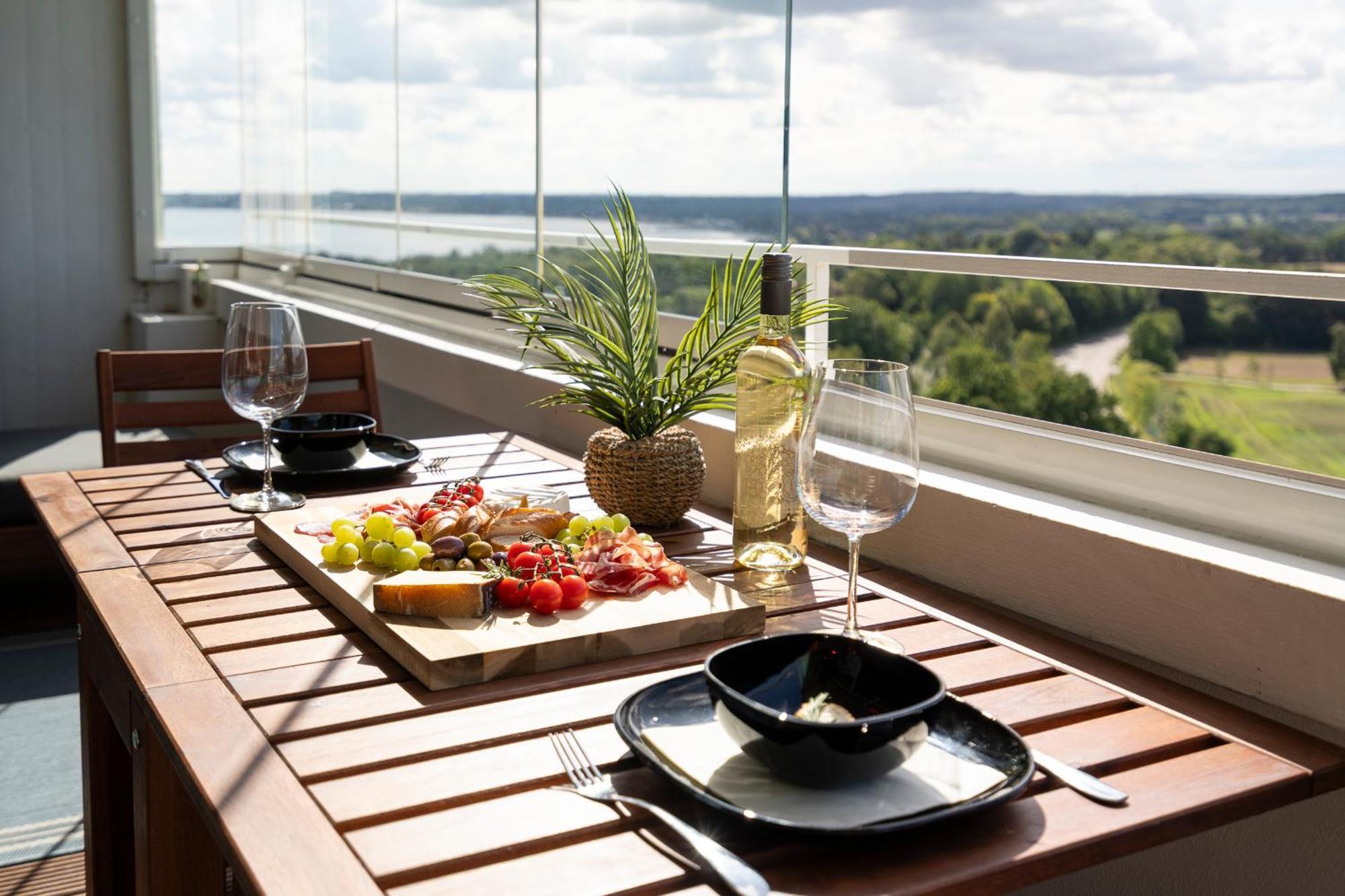"Penthouse Wolke 12" Mit Unglaublichem Ausblick - Meerblick سيركسدورف المظهر الخارجي الصورة